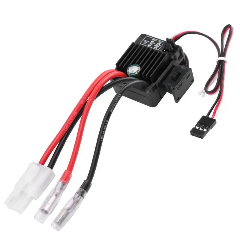 

Composite Material Waterproof 60A Brushed ESC Electronic Speed Controller BEC Switch Mode RC Part smooth speed control linearity