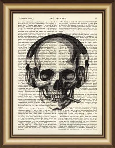 Настенный постер с изображением черепа и наушников|prints pictures|canvas paintingposter print |