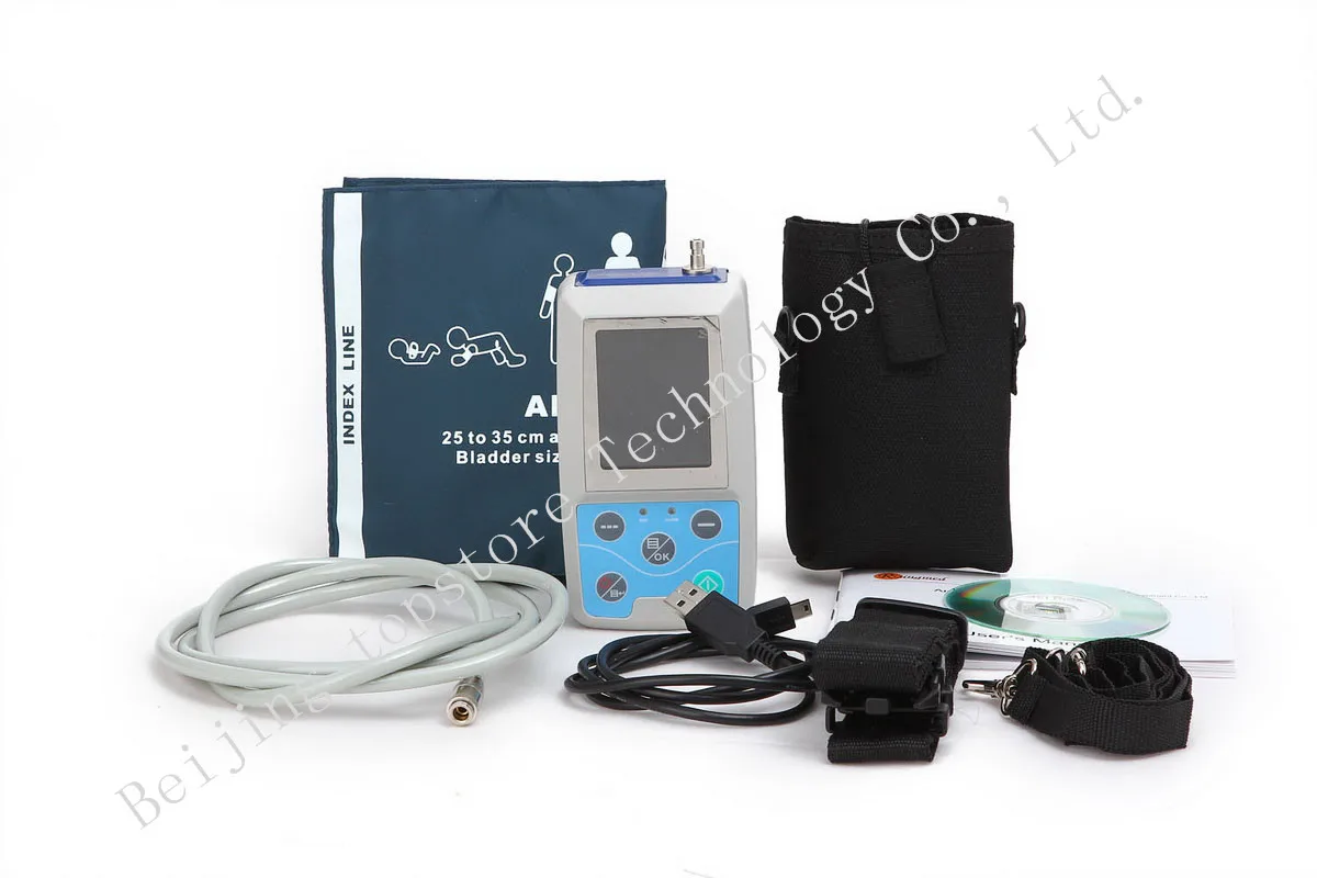 

CE/FDA portable and good-shaped LCD Screen Ambulatory Blood Pressure Monitor+Automatic 24h BP measurement Blood Pressure Monitor