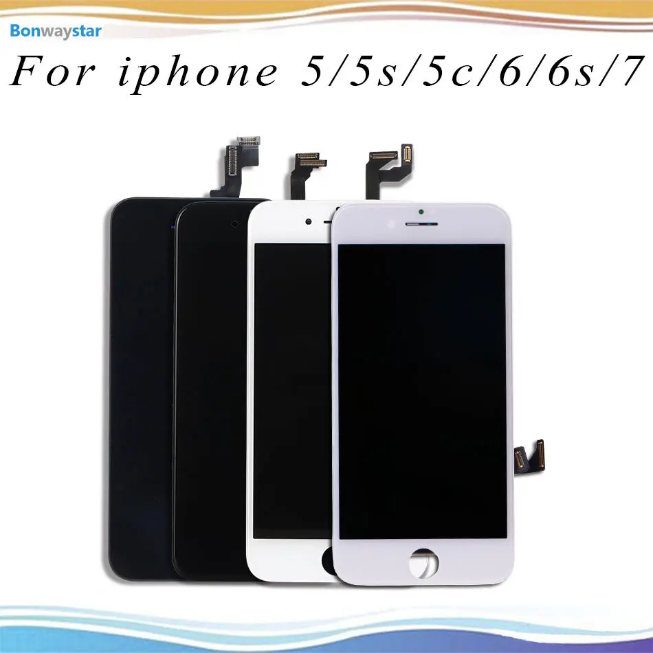 

AAA Grade LCD Screen For iPhone 5 5s 5c Digitizer Assembly Replacement 3D Touch For iPhone 7 6 Display Module No Dead Pixel