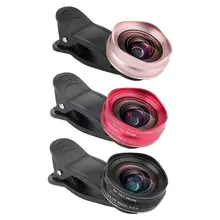 2 в 1 Универсальный мобильный телефон объектив Два в одном 5 k HD широкоугольный объектив Мини бутон образный мобильный телефон SLR объектив