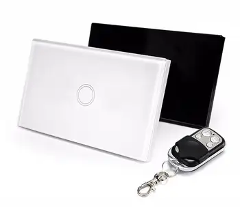 

120 type 120*74mm 1 2 3-way Smart home APP remote control switch Touch wall switch for family hotel