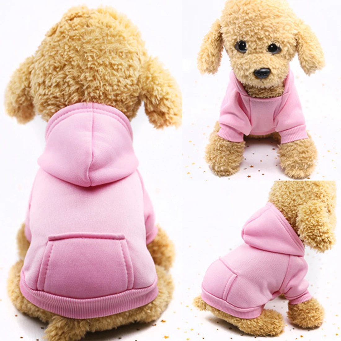 Autumn Winter Pet Products Warm Pet Dog Clothes Dog Hoodie Clothes For