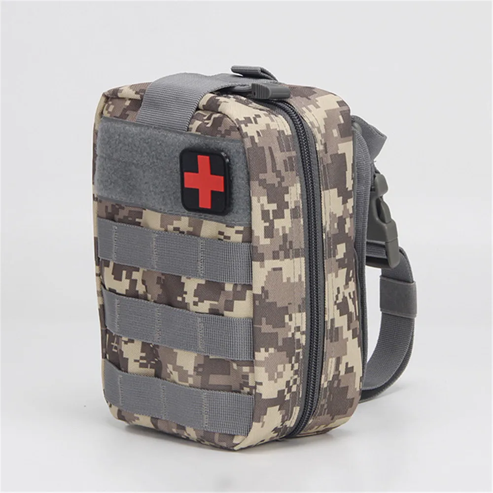 

New A4 Portable Outdoor Tactical First Aid Kit Medical Bag Waterproof Oxford Cloth Mountaineering Rescue Kit Mobile Phone Bag
