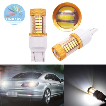 

2PCS 7440 Car Taillight T20 580 7443 7020 27SMD Super bright Rear Light Brake light reversing lights Daytime running lights 12V