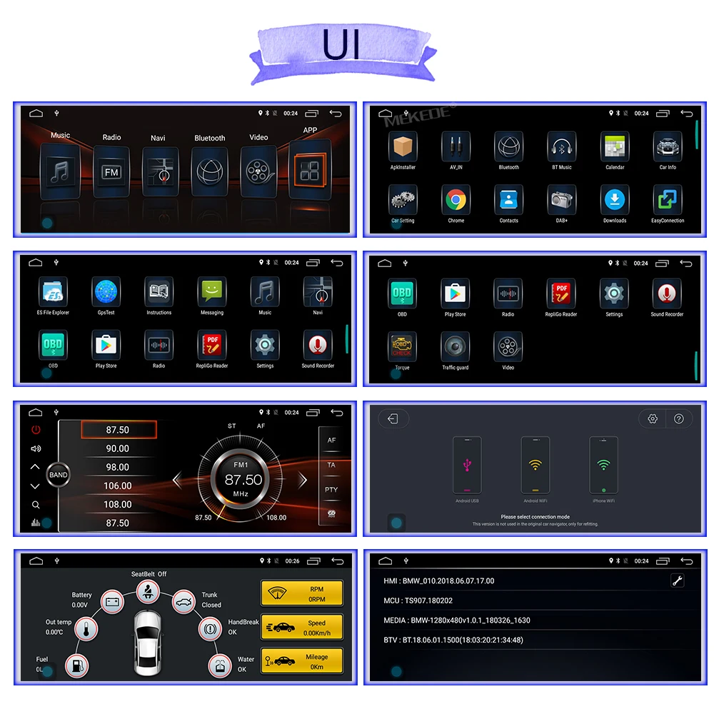 Discount 4G LTE 8.8 inch 1280*480 Android 7.1 2+16G Car Radio for BMW E46 M3 318i 320i 325i 1998-2006 dvd gps multimedia Stereo player 47