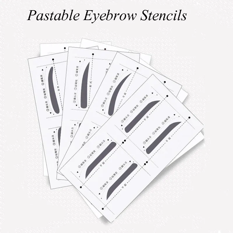 32pairslot eyebrow stencil eyebrow makeup tools eyebrows drawing guide