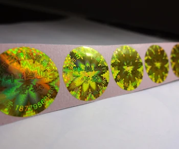 

custom hologram printing stickers ,void if removed . Free design !