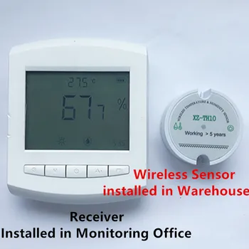 

Battery Powered Wireless Recorder Temperature Humidity Sensor 433/470Mhz Temperature Humidity Data Logger Wireless Transmission