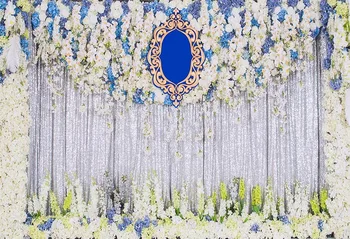 

Computer-Printed Wedding Photo Studio Backdrop Photography Background Flowers Customized size
