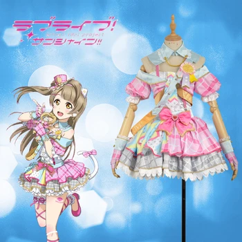

Love Live! Kotori Minami Fancy Idol Awakening Dress Cosplay Costume Custom Women Pink Skirt Party Dress Skirt Women Outfit