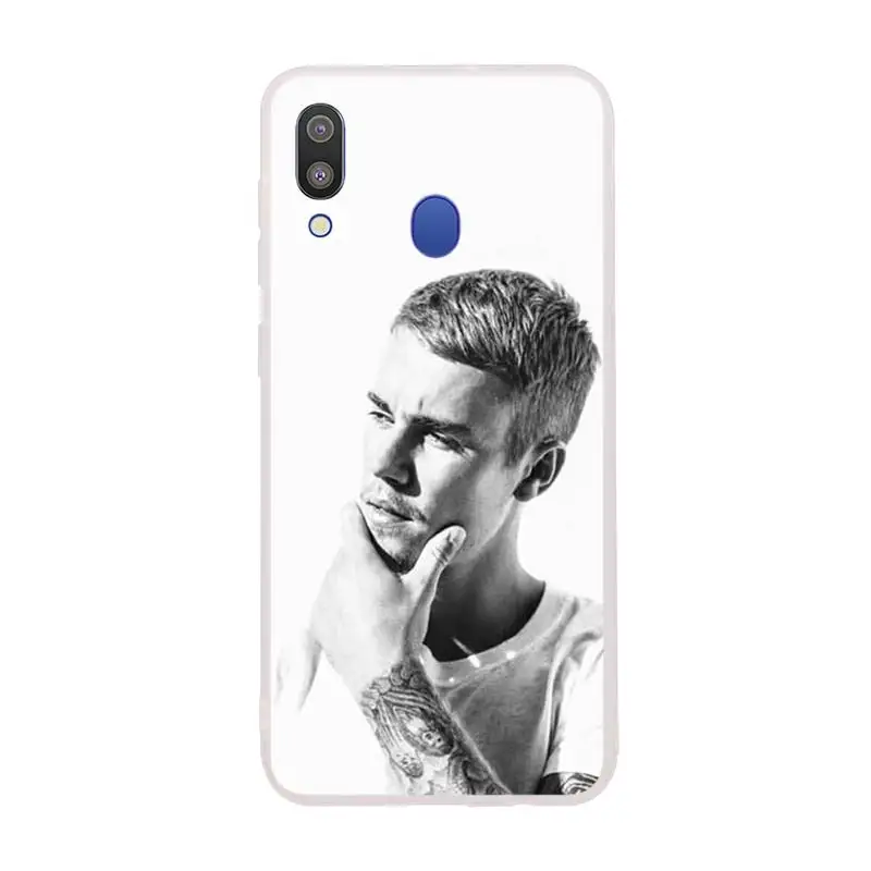 Silicone Phone Case JUSTIN BIEBER SINGER Printing for Samsung Galaxy A70 A50 A40 A30 Phone bag Cover