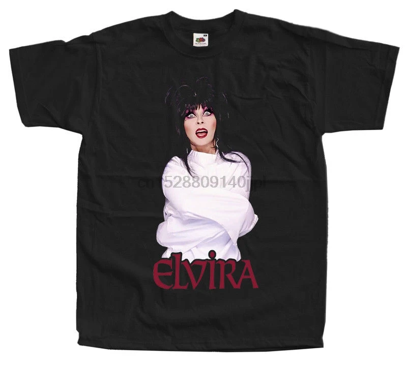 Elvira Mistress Of The Dark Movie Poster мужские футболки хип-хоп Harajuku Футболка дизайнерская