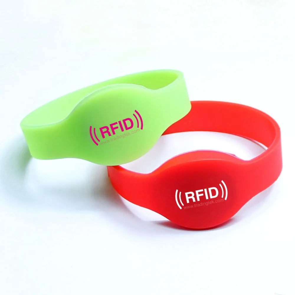 

Silicone RFID Wristband With TK4100, RFID Wristband RFID Bracelet Frequency 125KHz for ACCESS CONTROL, TK4100 CHIP Free Shipping