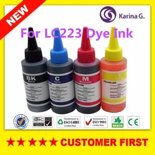 400 мл для LC223 заправка чернила Brother J4120DW J4420DW J4620DW J4625DW J5320DW J5620DW J5625DW J5720DW J562DW Принтер Чернилами