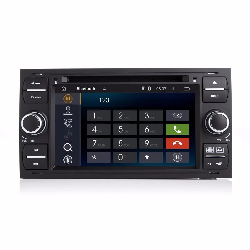 Sale 7" Android Car DVD Player with GPS WIFI/BT,Audio Radio Stereo,Car multimedia for FORD FOCUS/MONDEO/S-MAX/CONNECT 2005 2006 2007 4