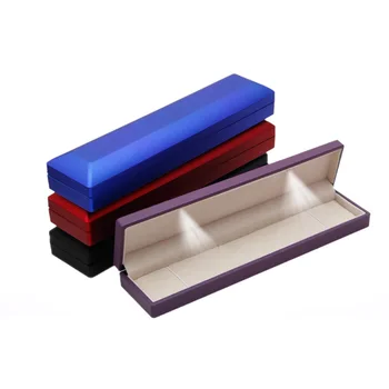 

Hot 2020 LED Long Boxes Necklace Padent Gift Box Wedding Jewelry Display Case Jewelry