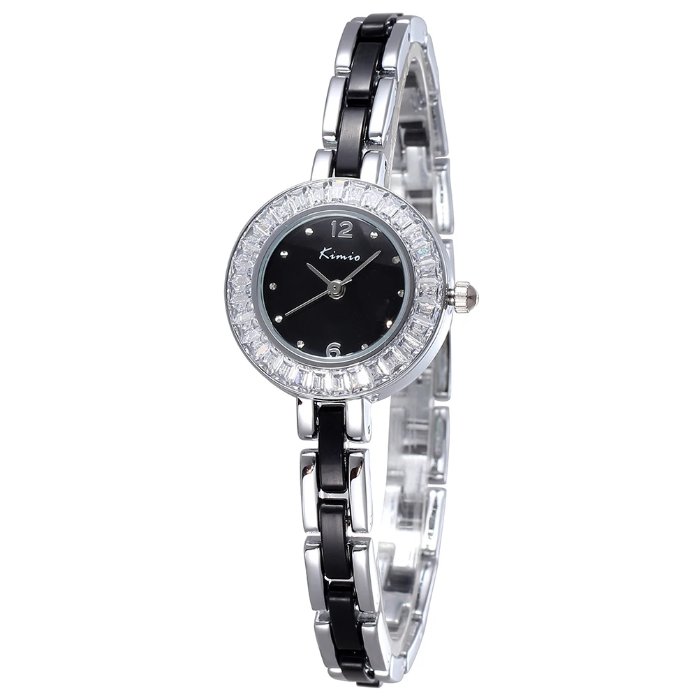 

2019 New Brand Luxury Fashion Casual Women Crystal Watch Stainless Steel Bracelet Strap Waterproof Simple Quartz Women Watch