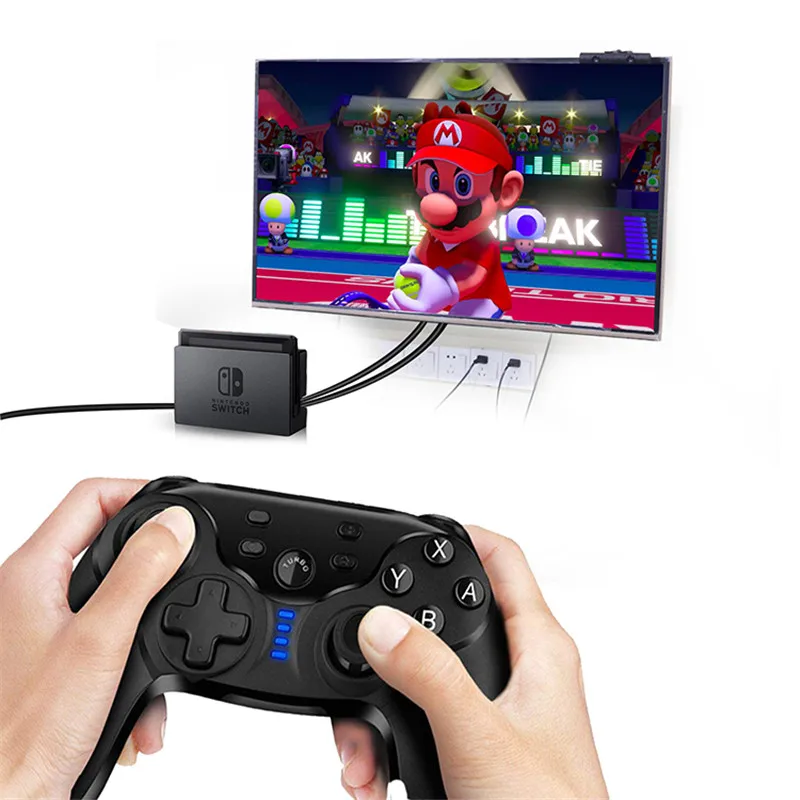 Bluetooth геймпад беспроводной контроллер с функцией вибрации скриншот для Nintendo