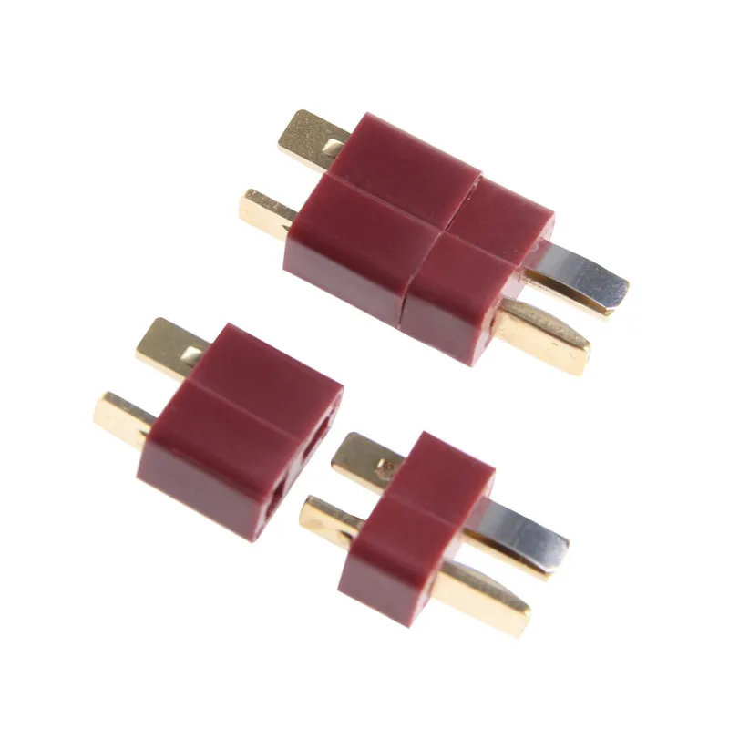 

10Pair T Plug Male & Female Connectors Deans Style For RC LiPo Battery ESC T Plug Quadcopter Racing frame Crossing fram