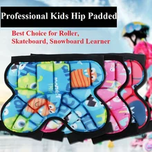 Детский лыжный набедренный светильник унисекс для скейтборда сноуборда лыжные набедренные шорты лыжный защитный ролик для детей 3-8 лет
