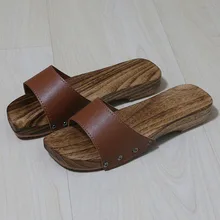 Mazefeng/модные летние женские повседневные тапочки; женские сабо; классические деревянные тапочки; женские сабо; Уличная обувь с массажным действием