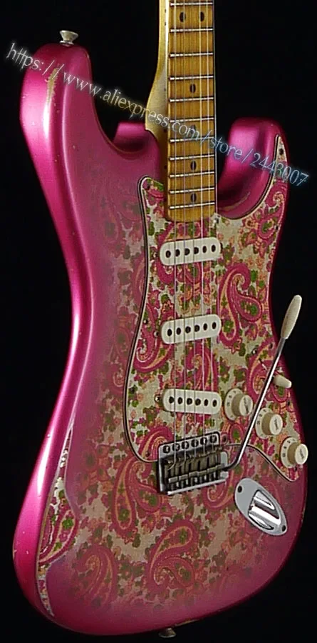 

GC Custom Shop Yuriy Shishkov Masterbuilt 68 Pink Paisley Relic Electric Guitar