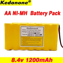 AA аккумулятор 8,4 v 1200 mAh Ni-MH AA аккумулятор для игрушек электрический RC автомобиль беспроводной телефон штекер SM