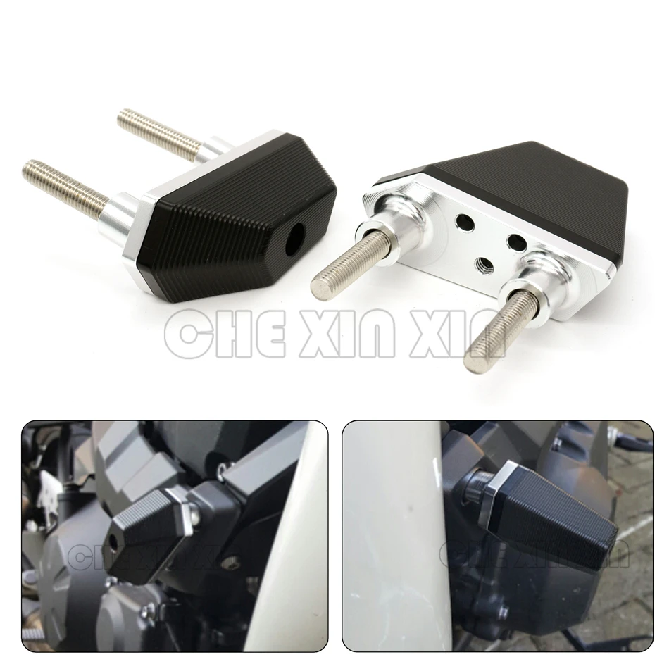 

Titanium For Kawasaki Z750 Z800 Z1000 Motorcycle Falling protection CNC Frame Slider Crash Protector