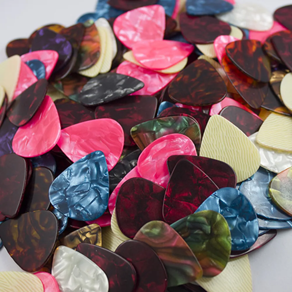 Celluloid Guitar Picks, Gaugue Thin to Extra Heavy, Guitar Accessories, Plectrum, Top Selling