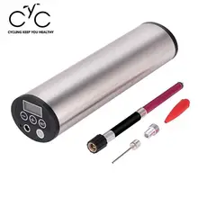 EYCI Rechargeable Electric Portable Cycling Bicycle Bike Pump Tire Tyre Inflator Mini Air Compressor With LCD Display Bike Pump