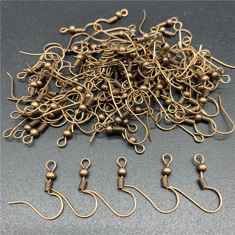 100pcs 20x17mm Earring Findings Earrings Clasps Hooks Fittings DIY Jewelry Making Alloy Hook Drop earrings Accessories