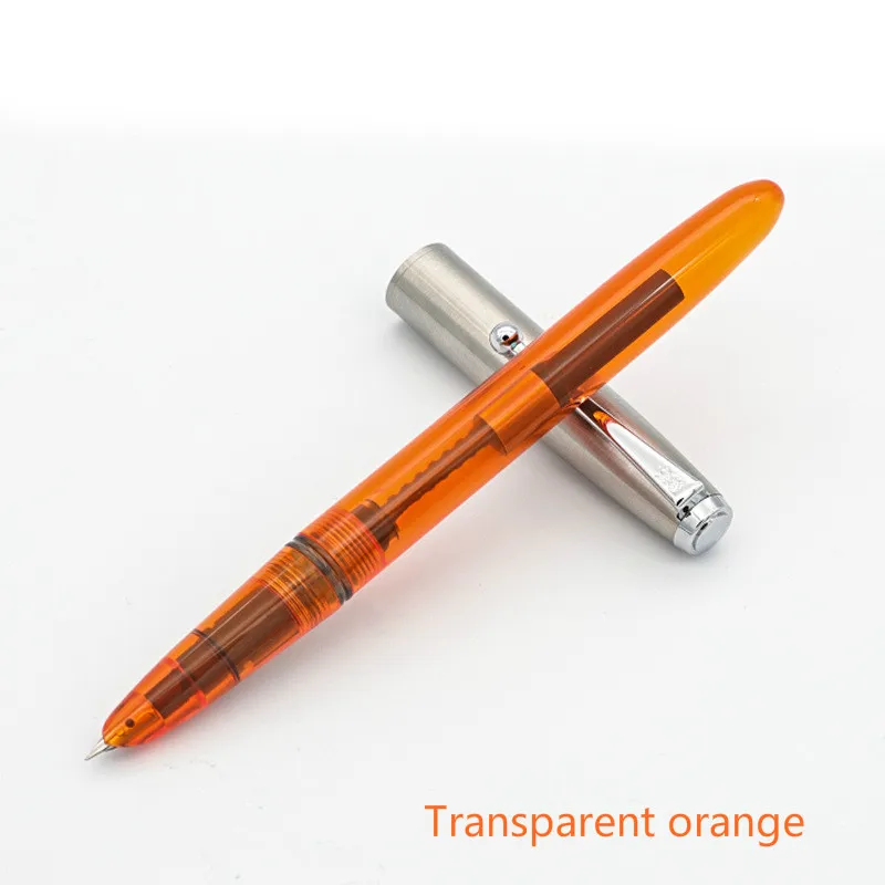 As shown Jinhao 51a 0,38 мм авторучка деревянные чернильные ручки прозрачная ручка для школы письма pluma fuente офисные принадлежности stylo plume - Цвет: As shown