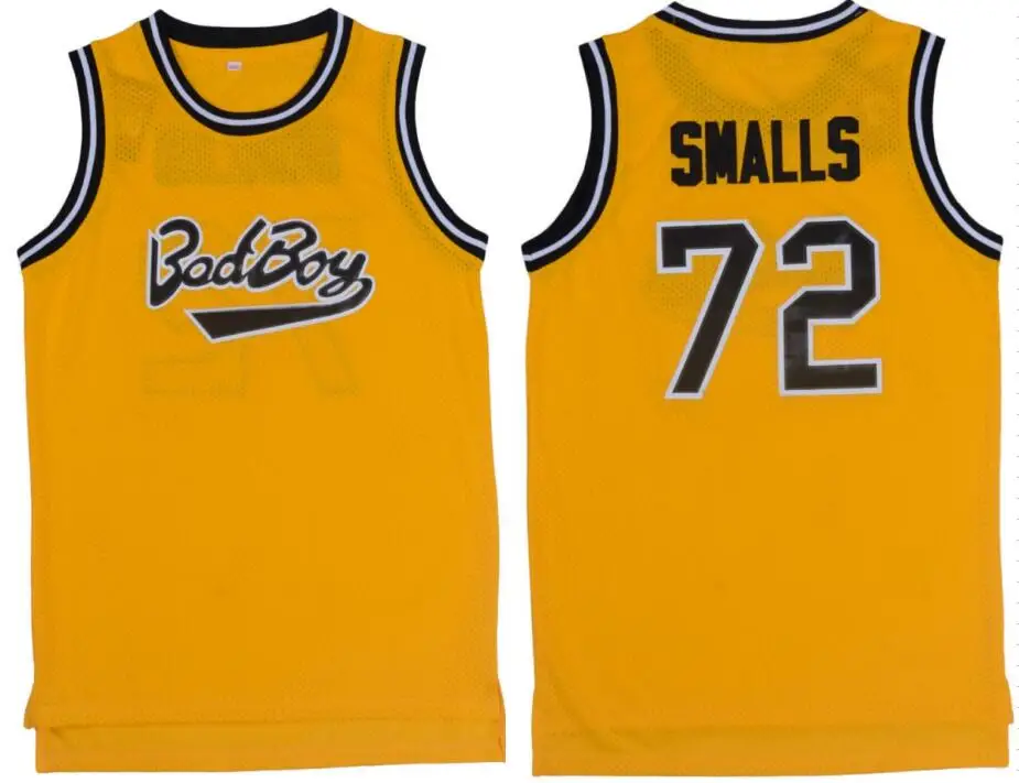 BOROLIN Mens Basketball Jersey #72 Smalls Badboy Shirts 