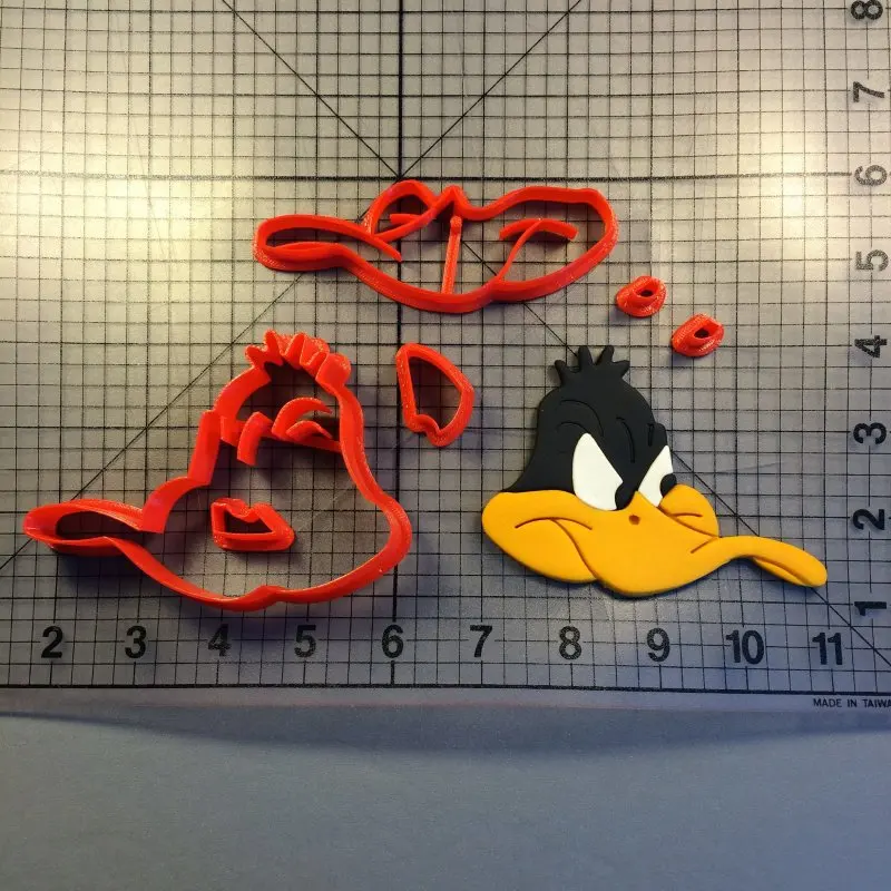 Cartoon TV Character Daffy Duck Cookie Cutters 3D Printed Made Cake Decoration Tools Fondant Top Kitchen Accessories Stand | Дом и сад