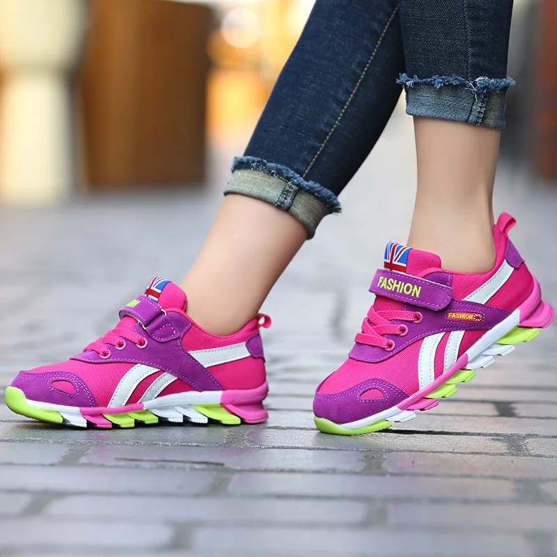Children Girls Boys Gym Sneakers Running Sports School Trainers Flat Shoes Sizes