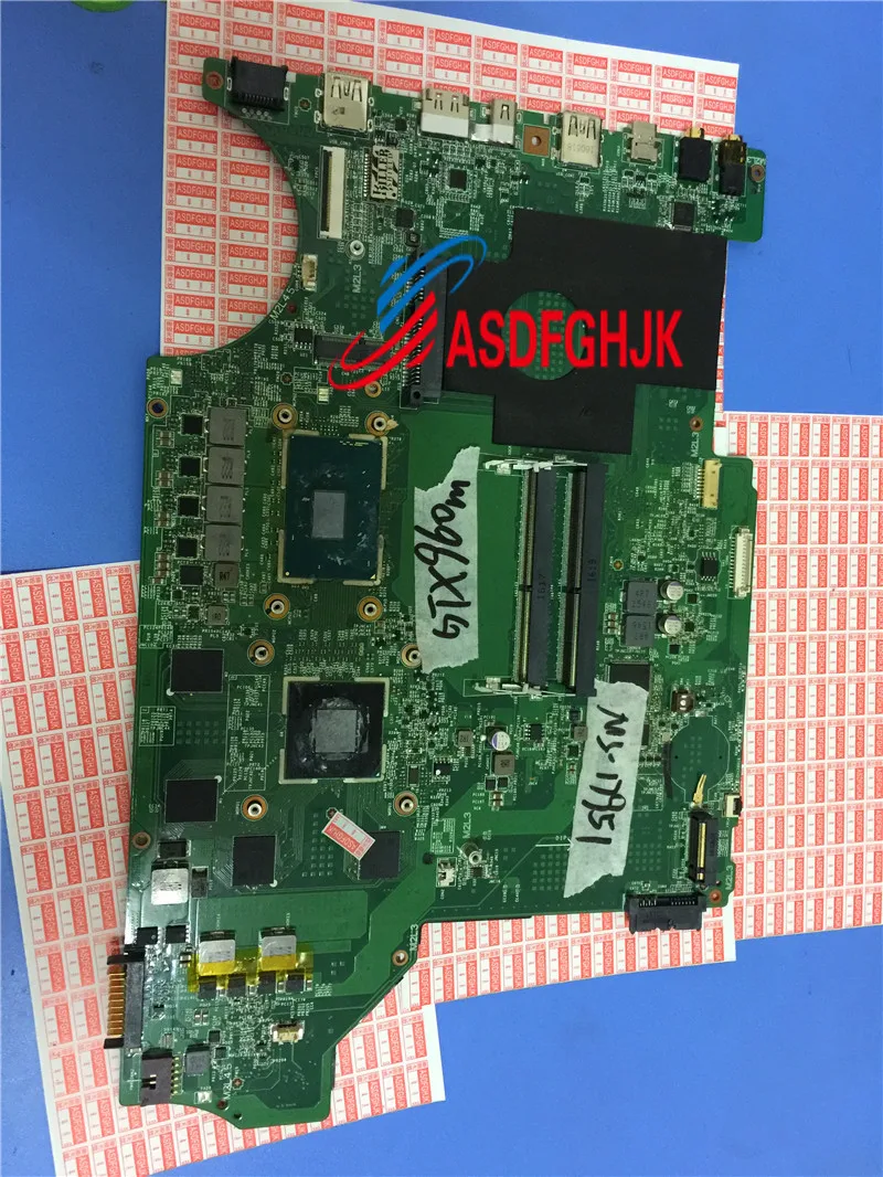 

MS-16J51 MS-16J5 MOTHERBOARD FOR MSI MSI GE72 GE62 MS-1795 MS-17951 WITH I7-6700HQ AND GTX960M in stock and Work perfectly