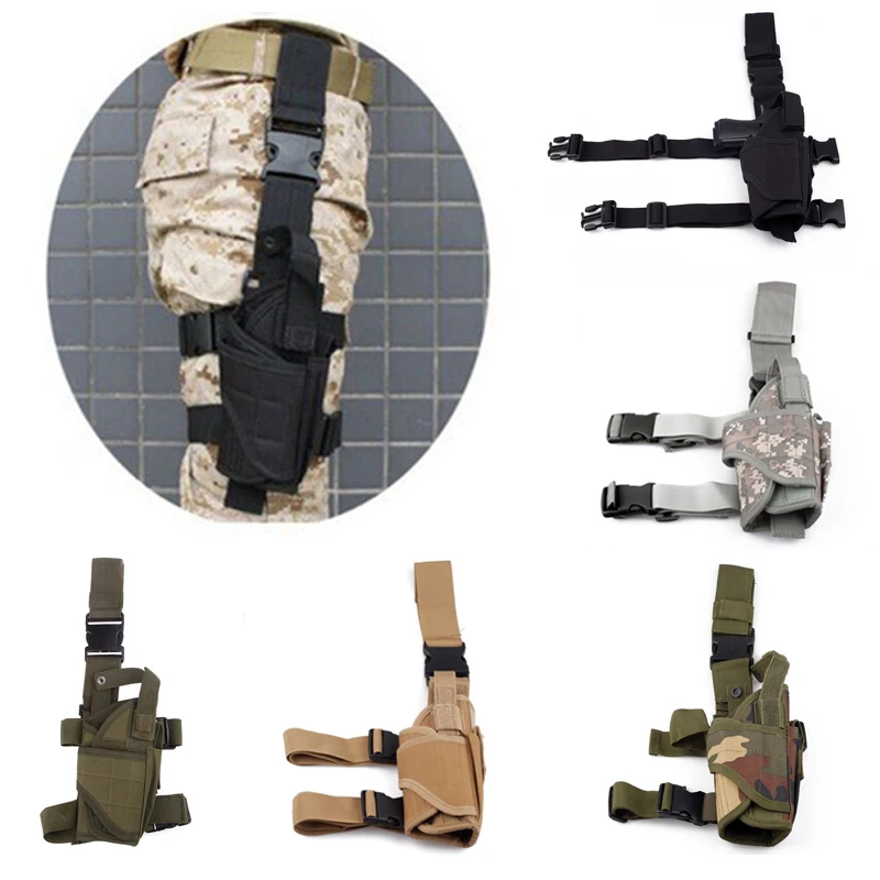 

Tactical Tornado Holster Glock 17 19 22 23 31 32 Pistol Gun Bag Camouflage Nylon Leg Holster Pistol Case Thigh Holster