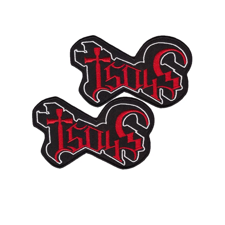 

Classic fashion Ghost Sew Iron On Patch Embroidered Logo Rock Band Music Heavy Metal Punk DIY