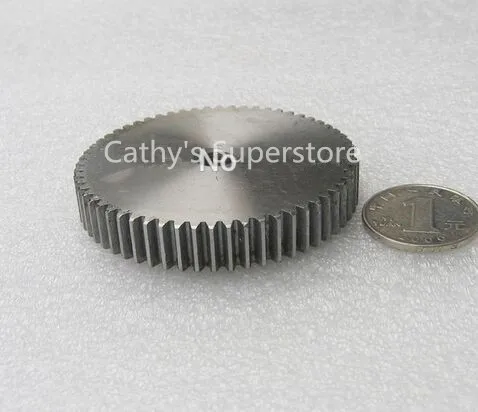 

Spur Gear pinion 65T Mod 1 M=1 Width 10mm Blank hole Right Teeth 45# steel positive gear CNC gear rack transmission motor gears