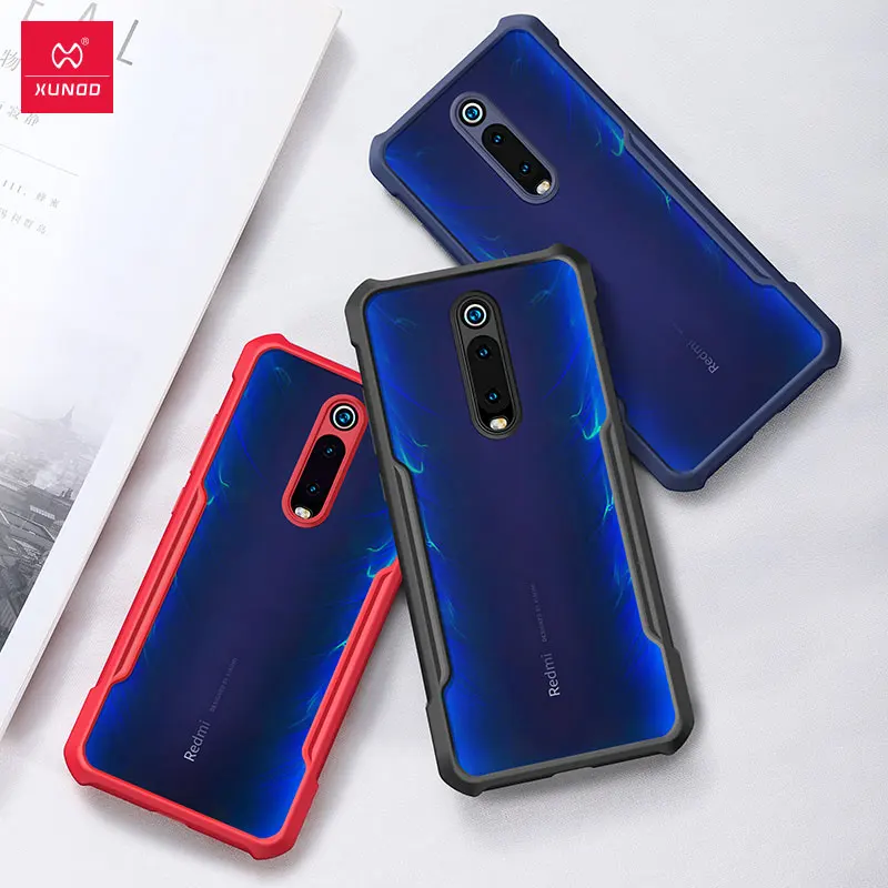 Чехол для телефона xiaomi redmi K20 pro mi 9T Pro note 8 pro кольцевой защитный чехол бампер XUNDD прозрачный redmi K 20 чехол