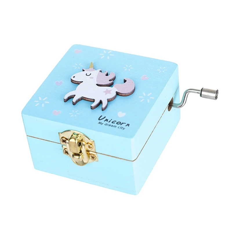 

Creative Antique Carved Wooden Fashion Music Box,unicorn Christmas Gift, New Year Gift, Birthday Gift