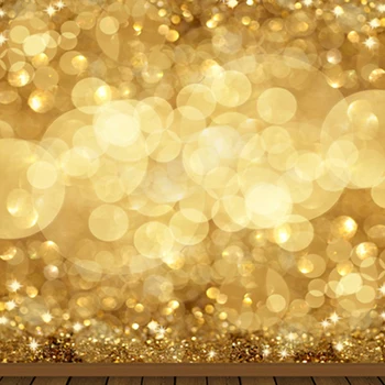 

Bling Shiny Golden Halo Wood Floor Golden Children Baby Holiday Photography Backdrops Holiday Background Photo Studio 5'*6.5'