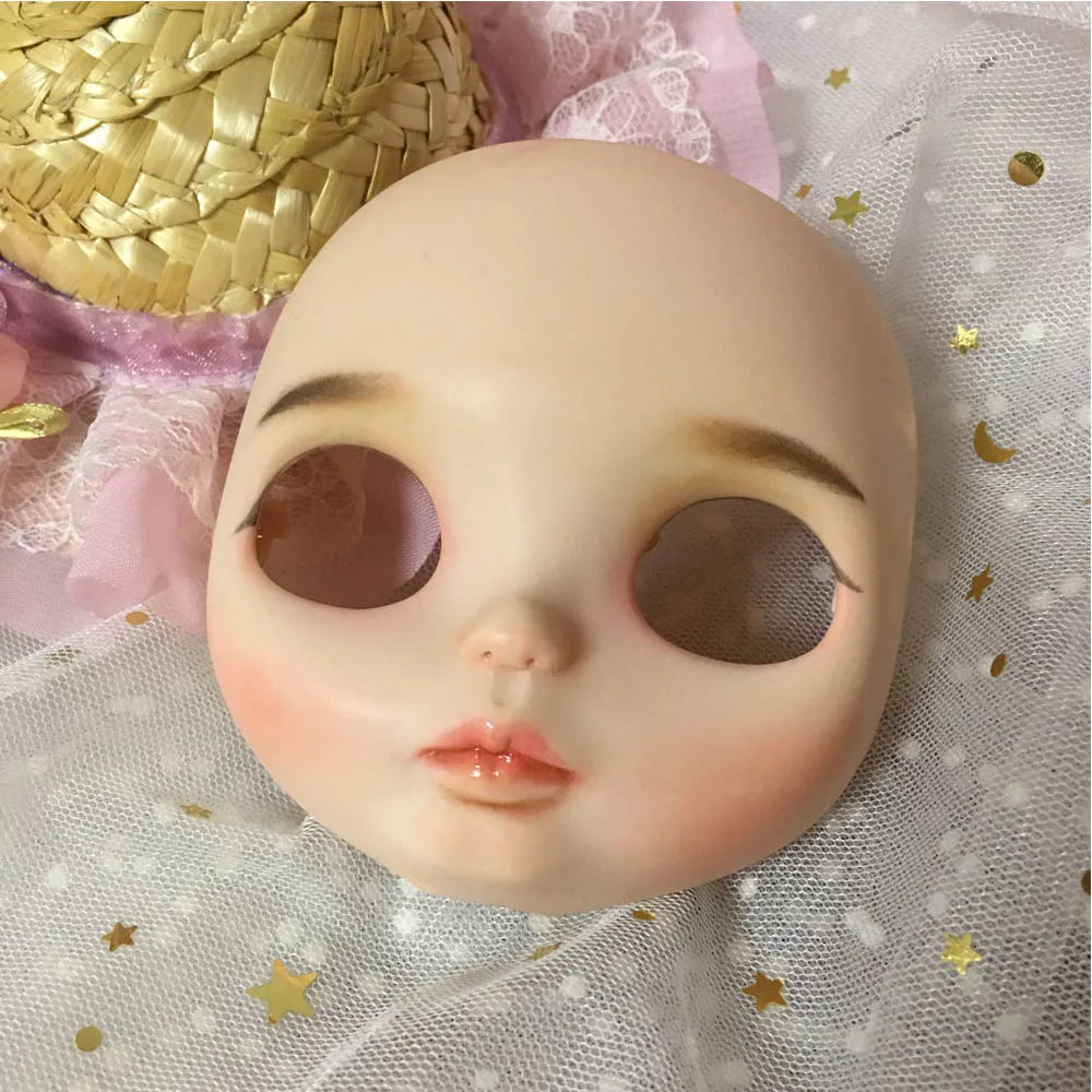 1/6 BJD 30 см кукла игрушки 19 шарнир высокое качество Кастомизация кукла Обнаженная blyth кукла, лицевая пластина с макияжем с зубом - Цвет: Белый