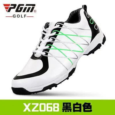 Мужская супер легкая водонепроницаемая удобная мужская спортивная обувь из микрофибры, дышащая противоскользящая Лакированная обувь для гольфа - Цвет: 1