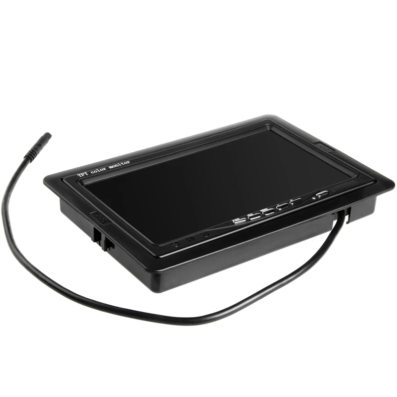 Gision 2 канала видео вход для DVD VCD камера заднего вида 7 дюймов цветной TFT LCD DC 12V
