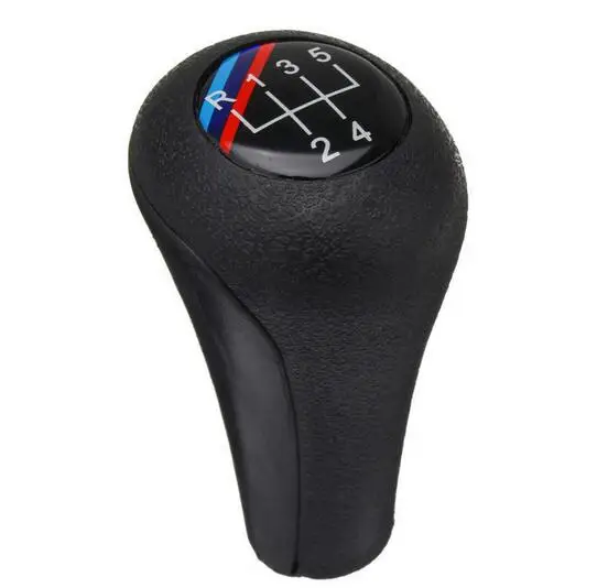 5 6 Speed M Colored Car Gear Shift Knob Shifter Lever Handle Stick Head