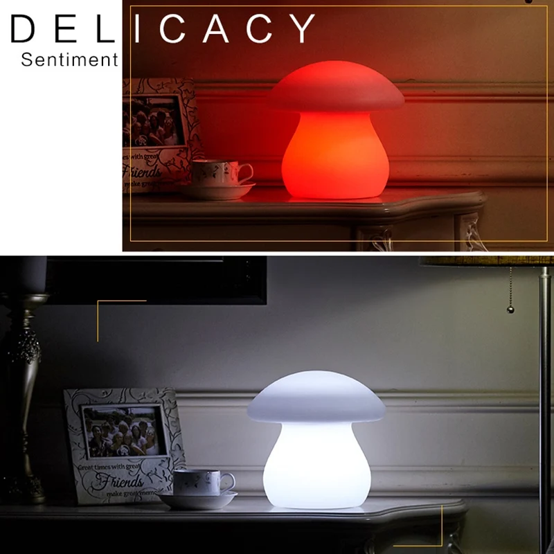 coffee bar mushroom LED lamp