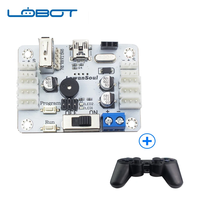 Устройство управления Сервоприводом с беспроводной ручкой PS2 Arduino RC|Детали и
