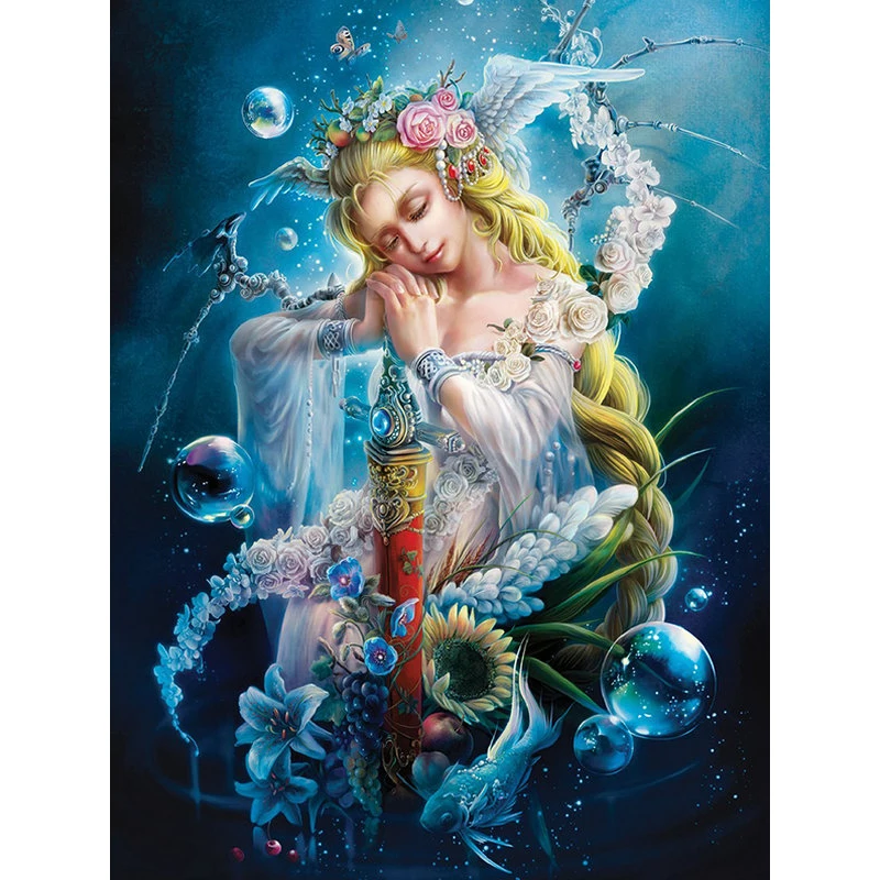 Y127 YIKEE fairy diamond painting,dimond painting full square,5d full